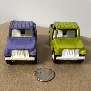 Vintage TootsieToy die-cast 1969 Jeep trucks